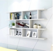 Полка 506587679, 110х17x82 см, белый