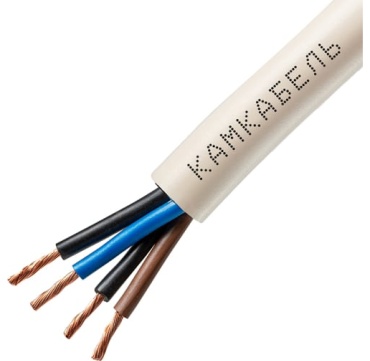 Камкабель провод ПВС 4x6, 50 м