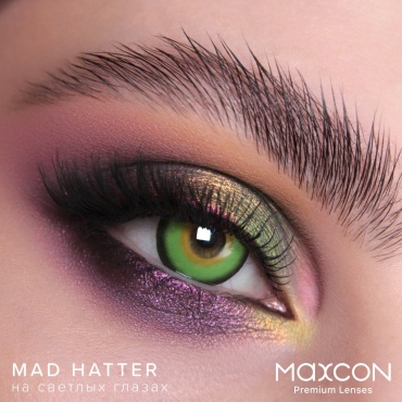 Контактные линзы MAXCON Mad Hatter 0 кривизна 8.6 на год 2 шт