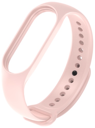 Ремешок MindStore для Xiaomi Mi Band 5, Mi Band 6, Mi Band 7 светло-розовый