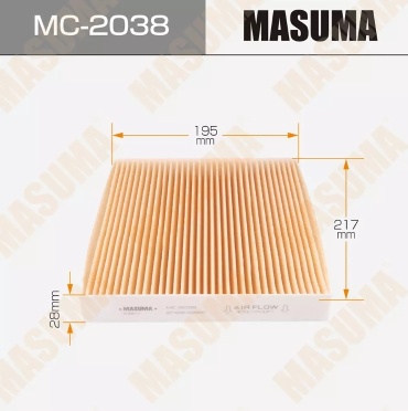 MASUMA салонный фильтр MC-2038