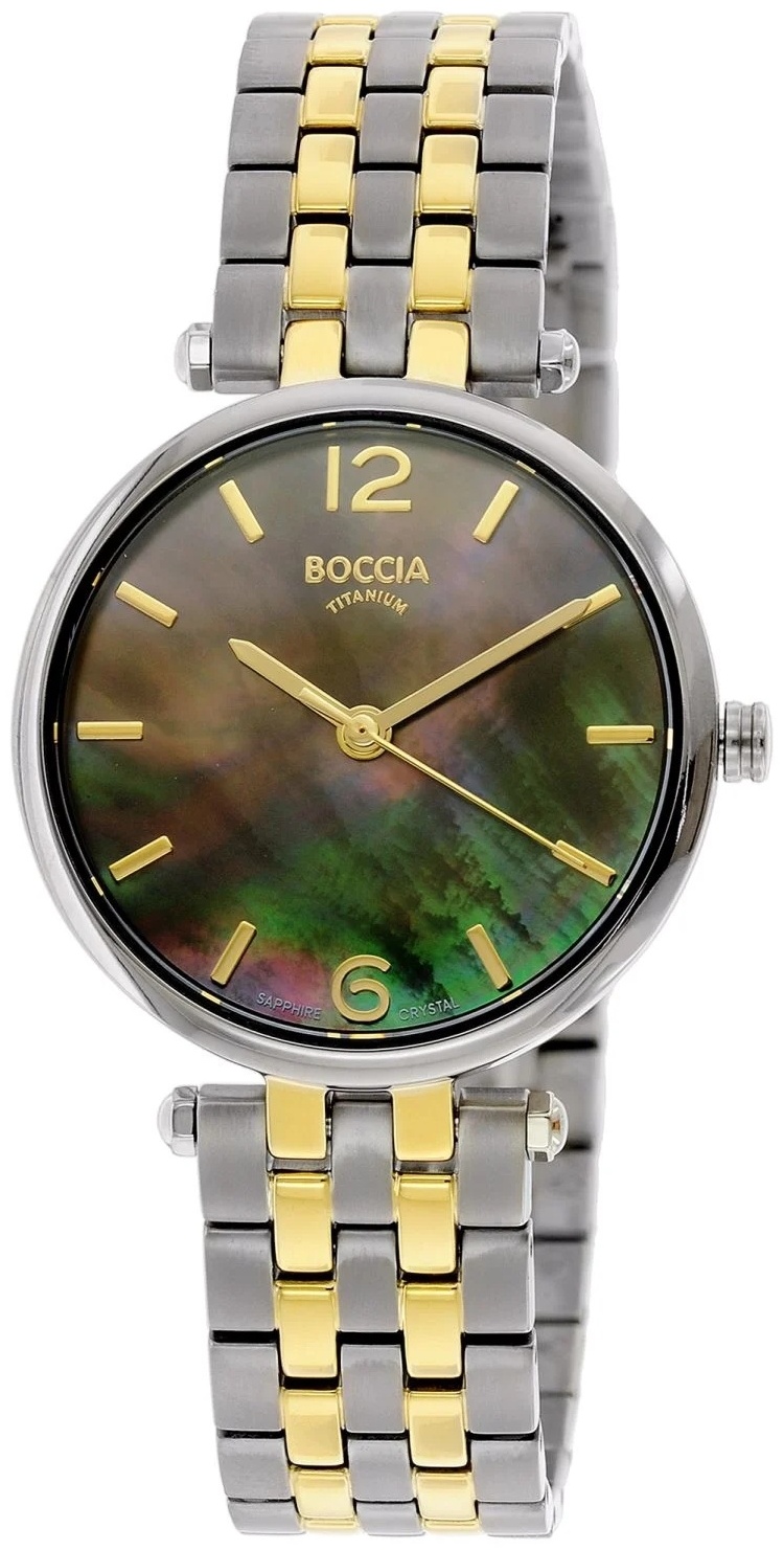 Кварцевые Boccia Titanium 3339-02 титан