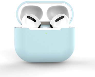 Чехол Silicone Case для Apple AirPods 3 голубой