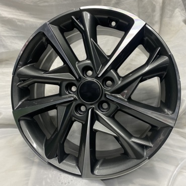 DIVAD PX02 7x17/5x114.3 D67.1 ET45 4 диска серебристый, серый