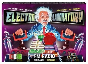 Конструктор Danko Toys Конструктор электронный «FM Radio» Electro Laboratory Elab-01-01, деталей 48 шт