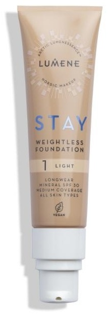Lumene Stay Weightless тональный крем 01 Light 30 мл