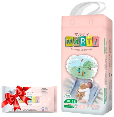 Подгузники-трусики MARTI XL, 38 шт