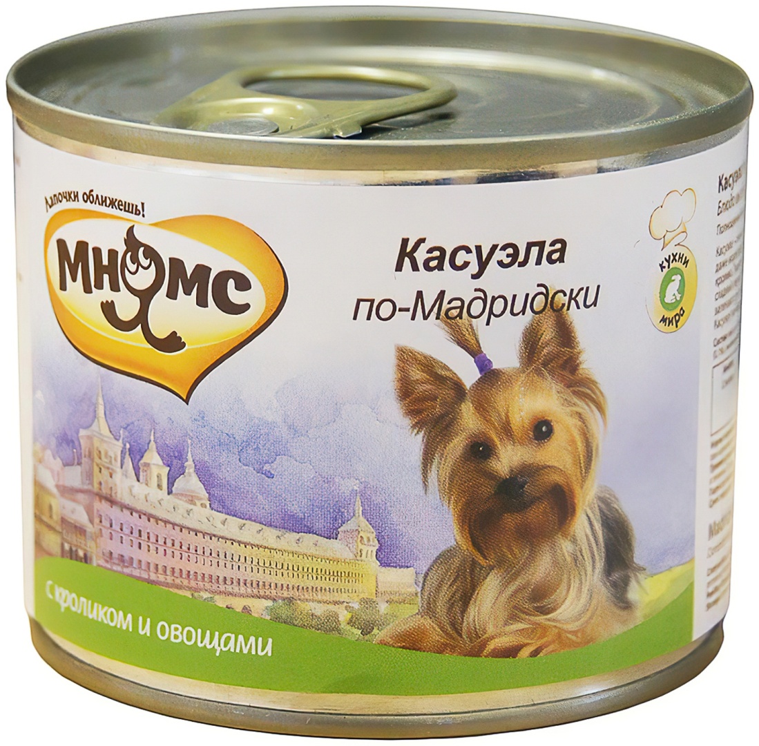 Купить Корм Мнямс Касуэла по-мадридски мелкие породы 200 г 1 шт в ...