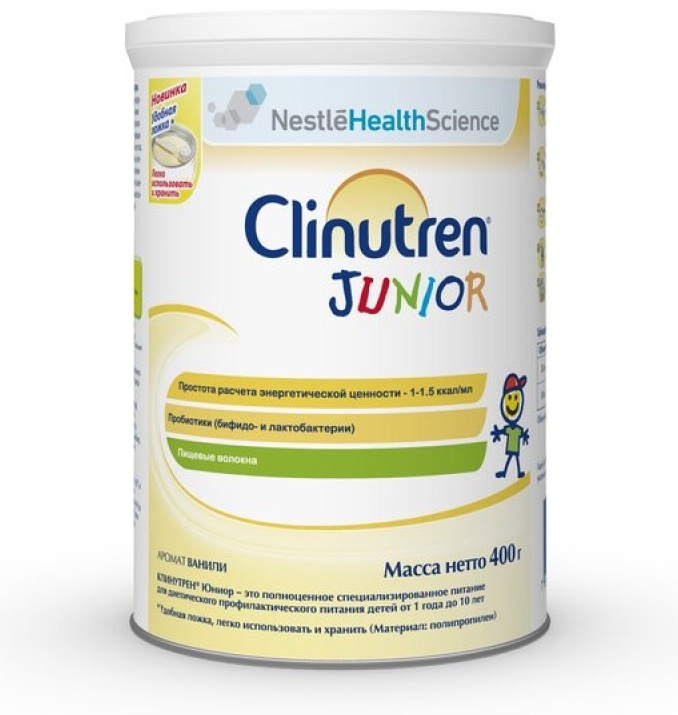 Купить Clinutren Junior 12 месяцев 400 г в Алматы – Магазин на Kaspi.kz