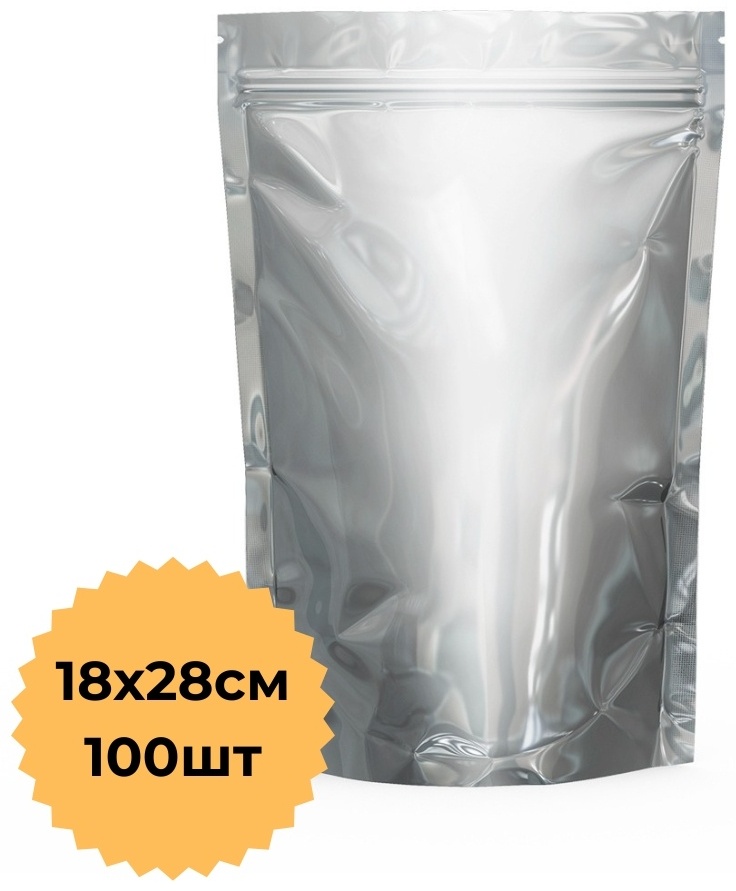 Пакет дой-пак, с замком зип-лок Cook Technic, 18х28 см - 100 шт