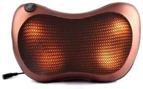 Массажер Car Home QY-8028 подушка вибрационный, роликовый