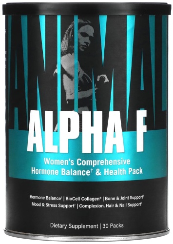 Animal Alpha F, Women's Comprehensive Hormone Balance & Health Pack, капсулы 5 шт