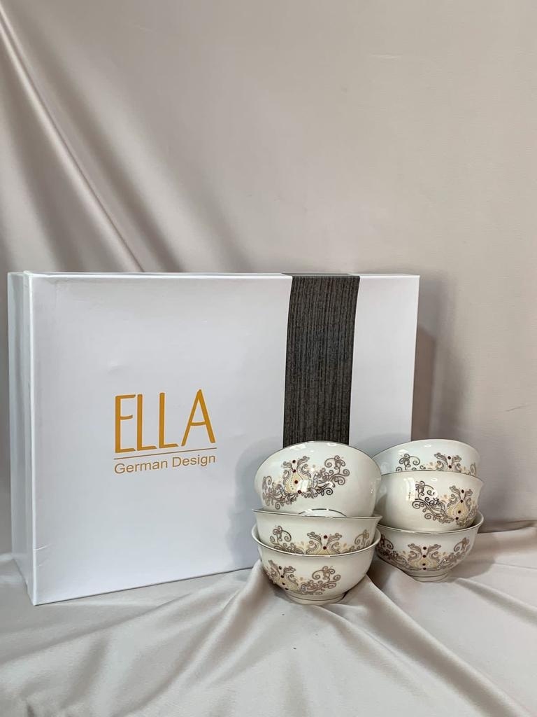 ELLA набор пиал MX12 150 мл, фарфор, 12 шт