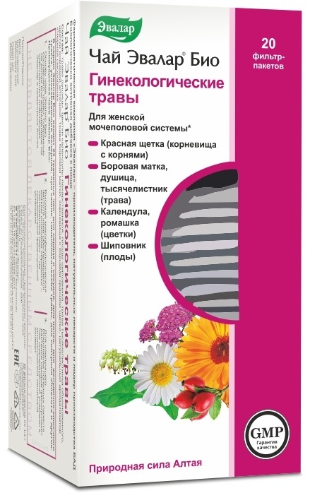 Купить Эвалар ЗАО Чай Эвалар БИО Гинекологические травы 20 фильтр ...