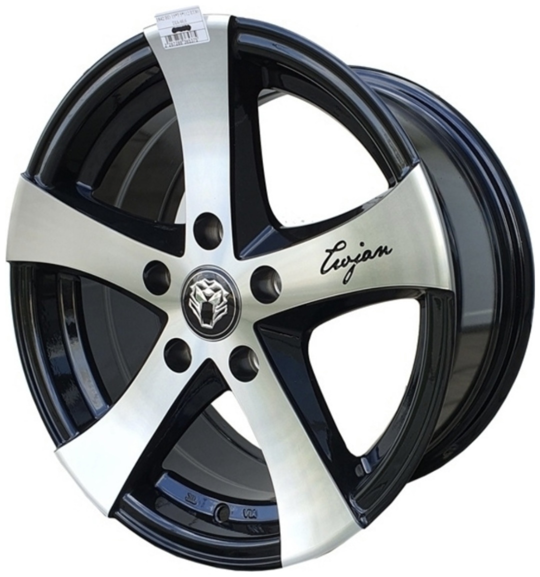 SSM 456 7x15/5x114.3 D67.1 ET30 черный, серебристый
