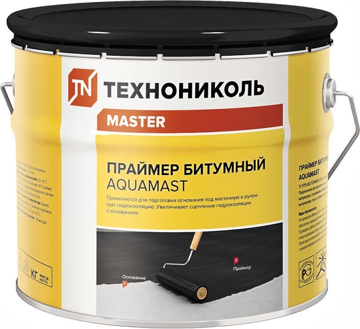 Купить ТЕХНОНИКОЛЬ праймер битумный Aquamast, 24 кг в Алматы – Магазин ...