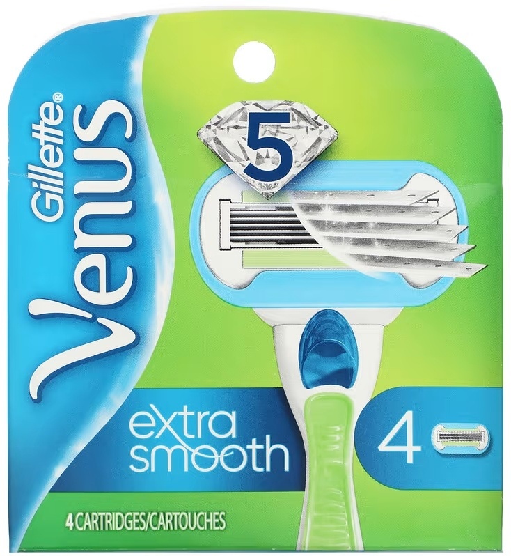 Gillette Venus Extra Smooth сменные кассеты 4 шт