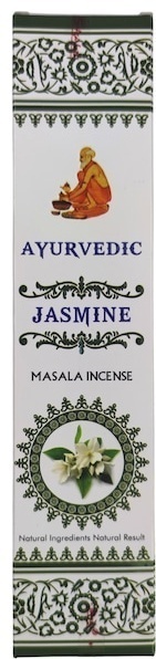 Натуральные благовония Жасмин AYURVEDIC, 15 шт