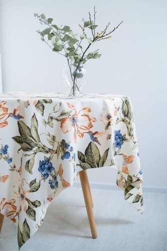 Скатерть Maryam decor & textile Колибри KO300160 300x160 см, хлопок, дак, 1 шт