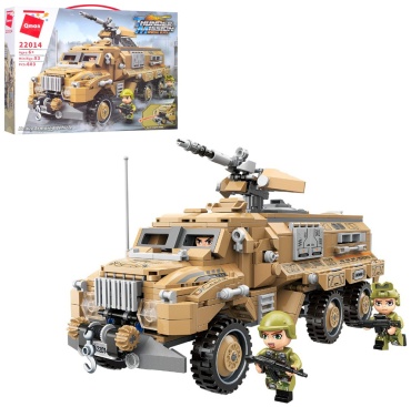Конструктор Qman MILITARY ARMOR 22014, деталей 603 шт