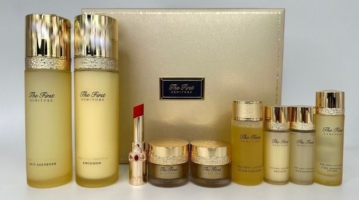 The First Ginature Skin Softener набор по уходу за лицом для женщин
