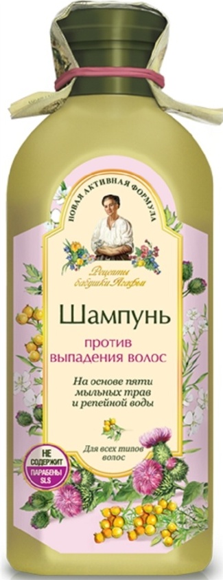 Рецепты бабушки Агафьи Против выпадения волос шампунь 350 мл