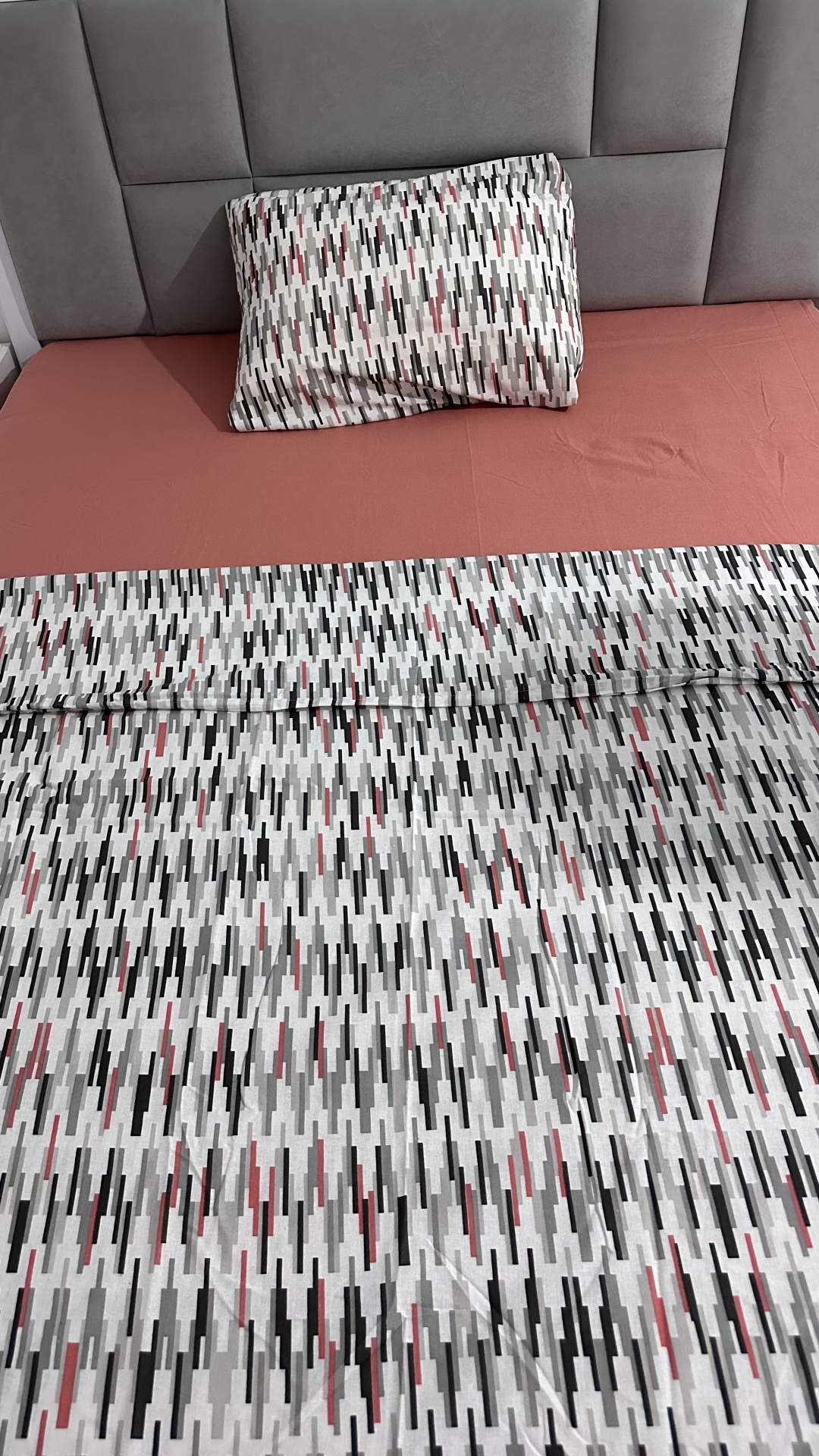 Комплект Turkmen Hometextile Interesting geometry 1.5-спальный бязь, 1 наволочка: 65x65 см