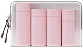 Флакон дорожный наливным путем пластик 100 мл 5 шт