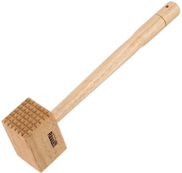 Молоток для отбивания мяса Regent Inox дерево, 1 шт