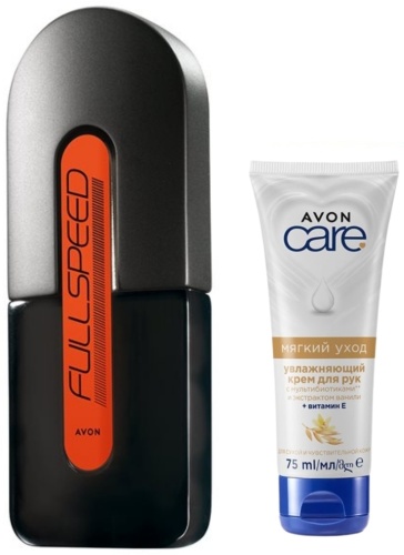 Avon Full Speed парфюмерный набор 75 мл, для мужчин