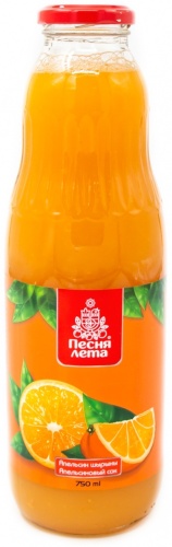 Песня лета сок апельсин 0.75 л