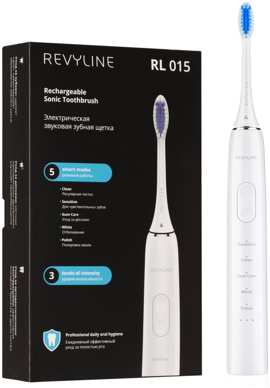 Купить Электрическая щетка Revyline звуковая RL015 щетина мягкая в ...
