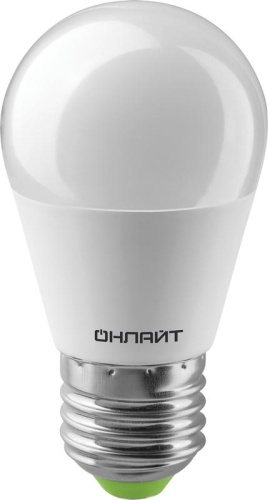 ОНЛАЙТ 10W E27, светодиодная, нейтральный белый