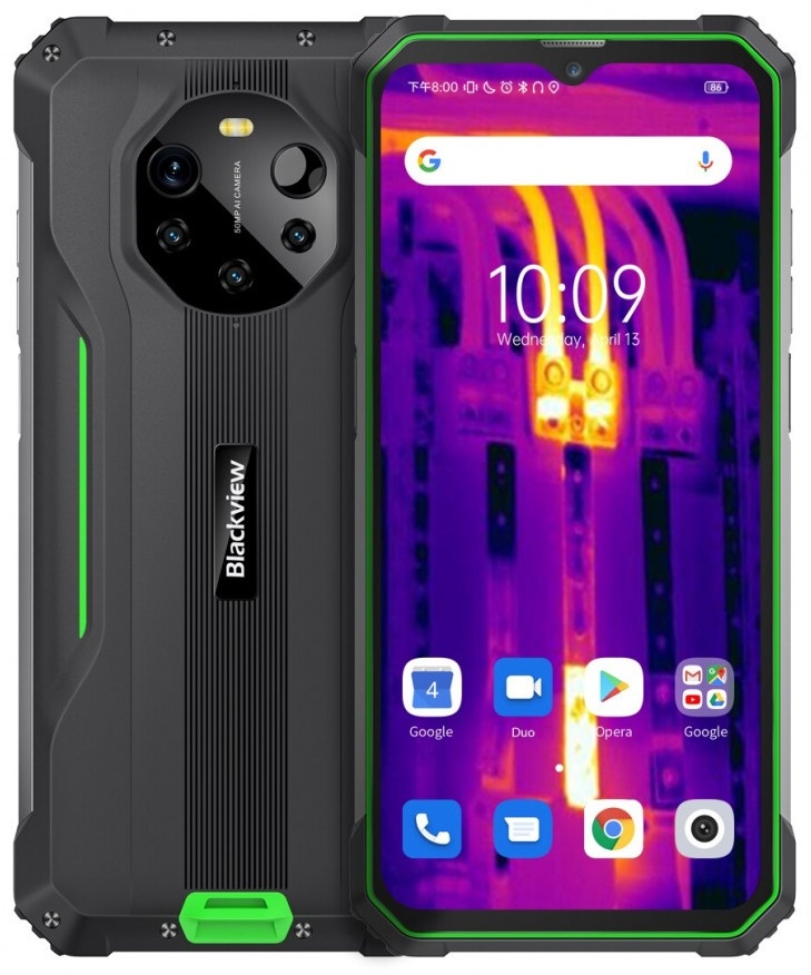 Смартфон Blackview BL8800 Pro 8 ГБ/128 ГБ зеленый