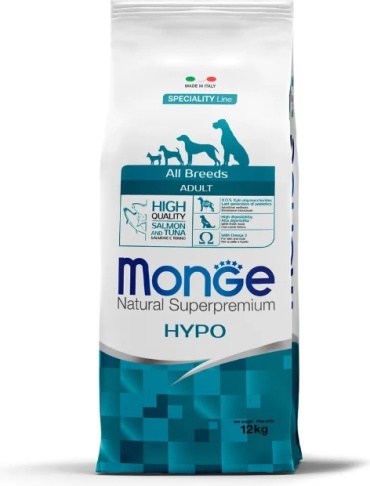 Monge Hypo Лосось и тунец для взрослых всех пород 12 кг