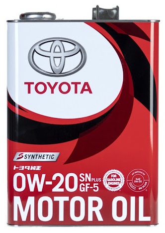 Синтетическое Toyota Toyota масло моторное GF-6A SP 0w20 (4л) 0W-20 4 л