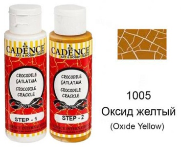 Акриловые CADENCE Набор для двухшагового кракелюра, 1005 Охра 2 шт 140 мл