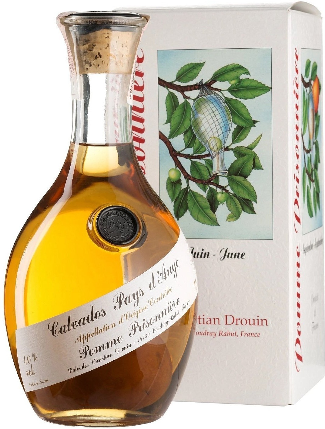 Кальвадос Christian Drouin Pomme Prisonnière 40% 0.9 л
