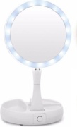 Зеркало настольное косметическое с увеличением 16 см