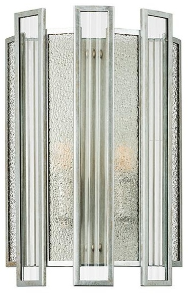 Бра настенный Lightstar Е14, серебристый, прозрачный