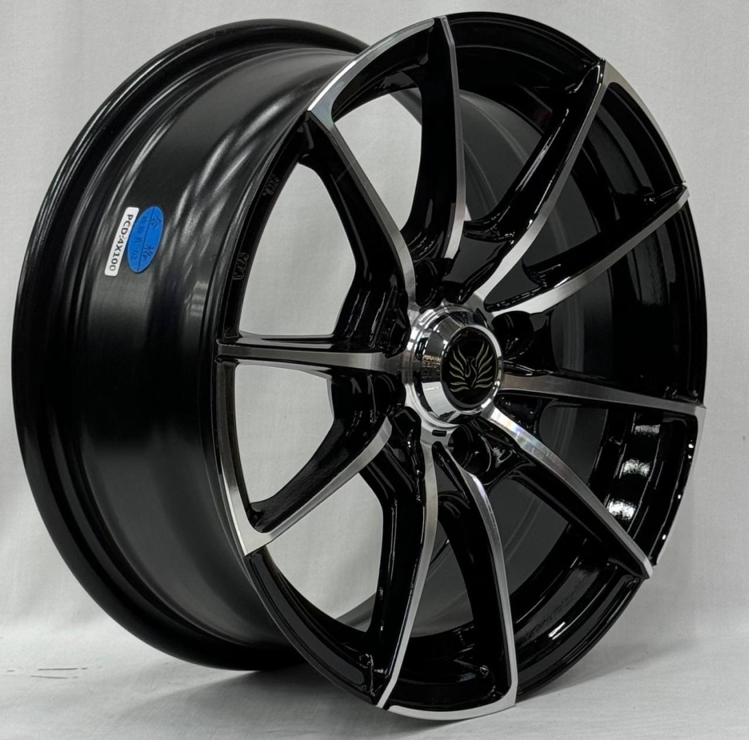 Bai Wheels 3367 6x14/4x100 D67.1 ET33 серебристый, черный