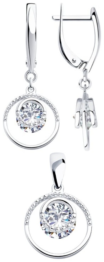 SOKOLOV SET-94032242 вес 5.41 г серебро, фианит