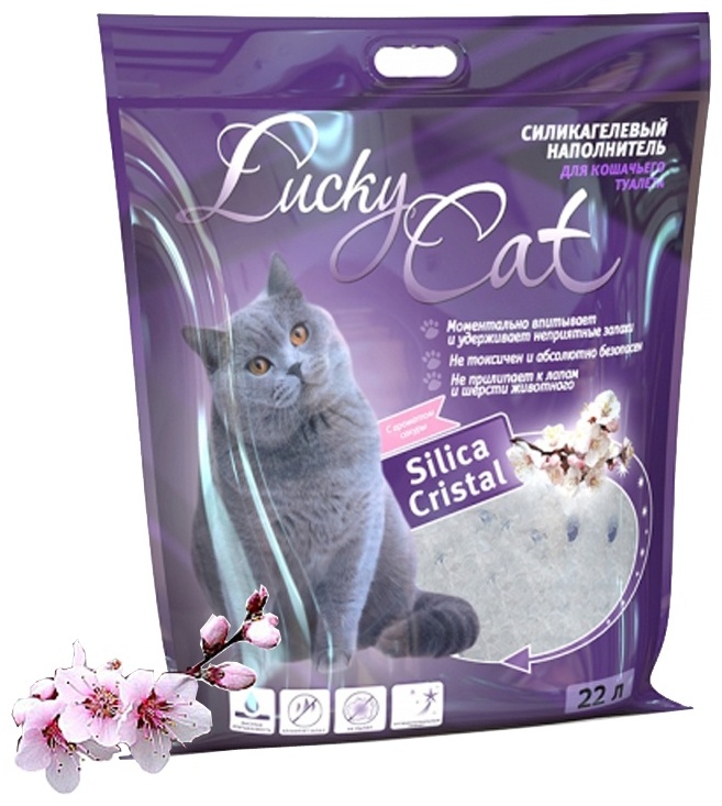 Купить Наполнитель Lucky Cat сакура впитывающий 22 л в Алматы – Магазин ...