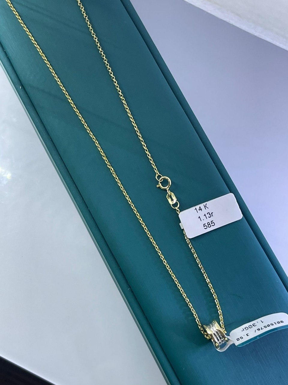 Italian Gold 925037 длина 45 см, вес 2.43 г золото, плетение якорное