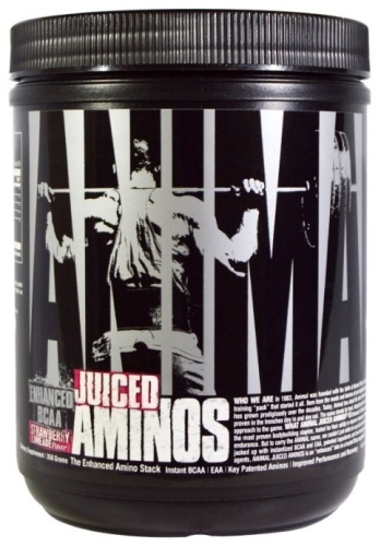 Universal Nutrition Juiced Aminos, Intra/Post Workout Formula, Strawberry Limeade, 12.9 oz (366 g) клубника 358 г