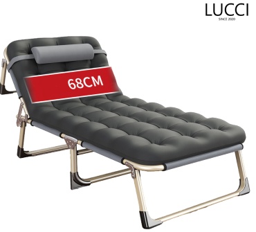 Раскладушка LUCCI 68х190 см , серый