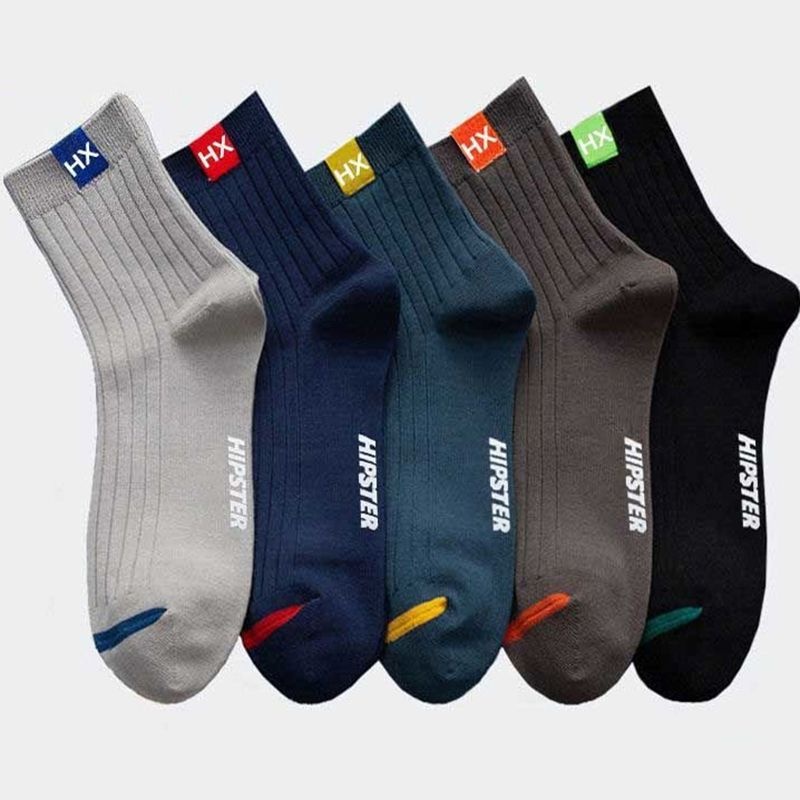 Носки Набор Socks&Co 5 пар синий, серый, графит 36-43