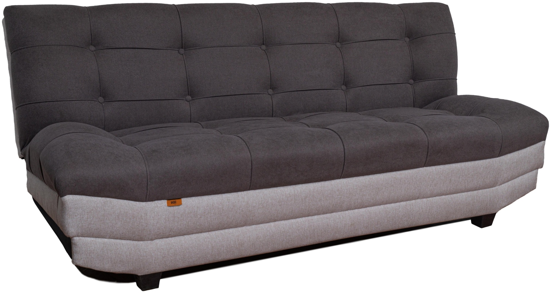 Купить Diego диван прямой A0, обивка ткань, 80х190х75 см, коричневый в ...