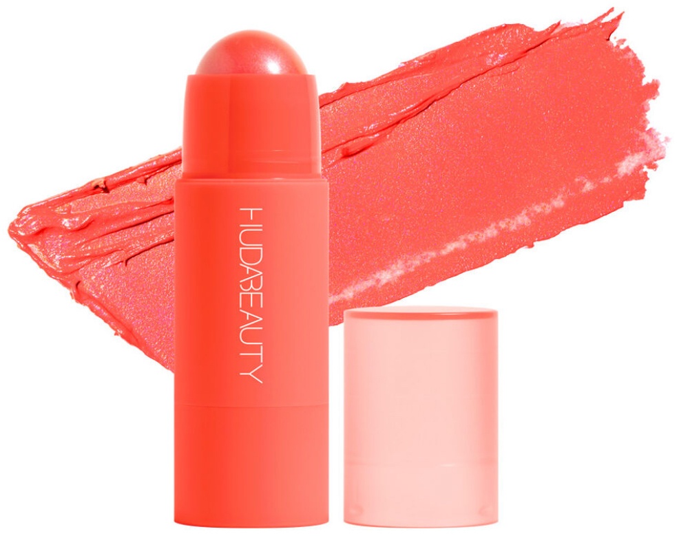 Huda Beauty Cheeky Tint Blush Stick румяна Coral Cutie
