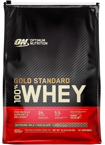 Optimum Nutrition 100% Whey Gold Standard молочный шоколад 4540 г